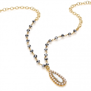 Collana in Argento con cristalli